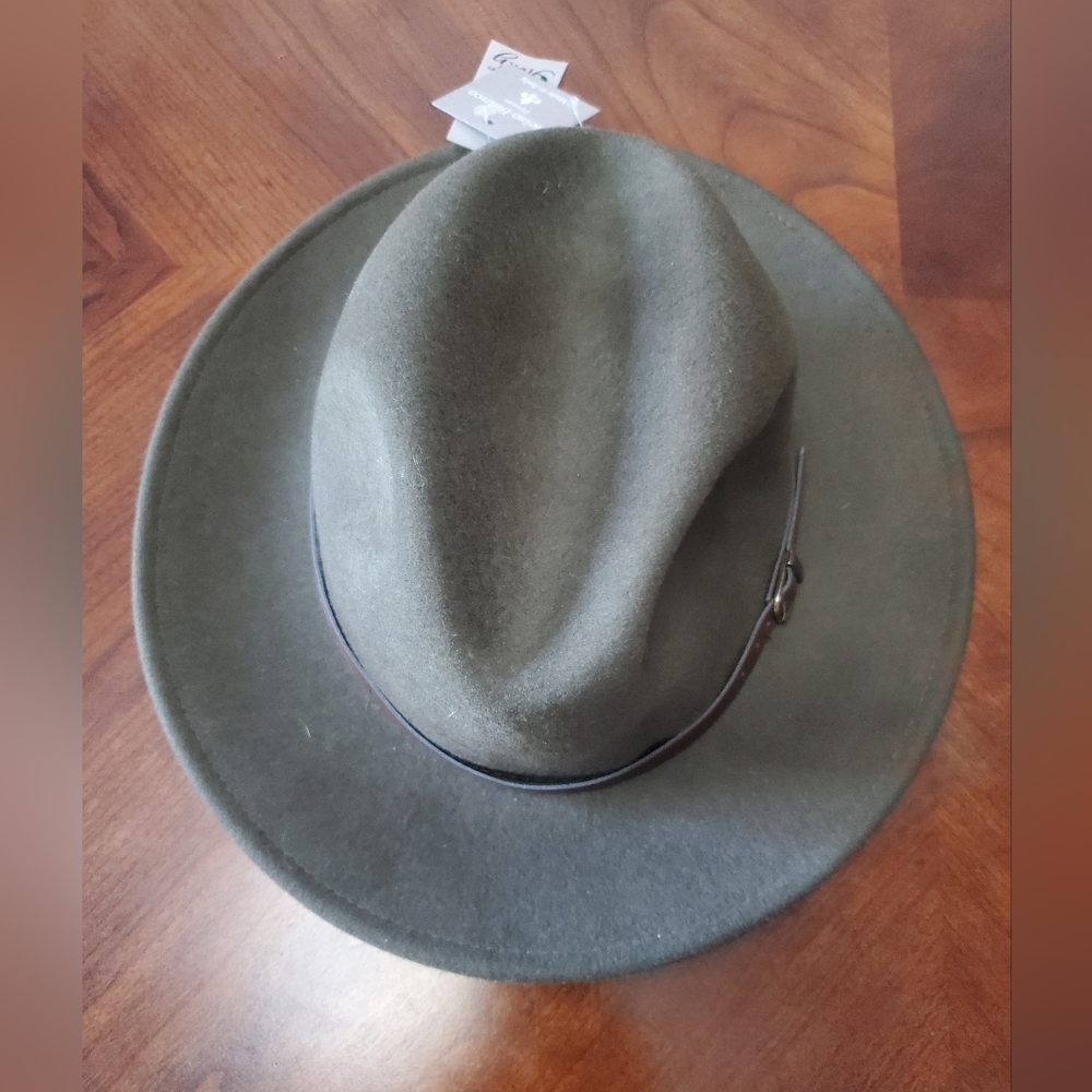 Gelso Bianco Firenze Hats ( Brown & Light Black) 100% Made in Italy - Picture 3 of 15